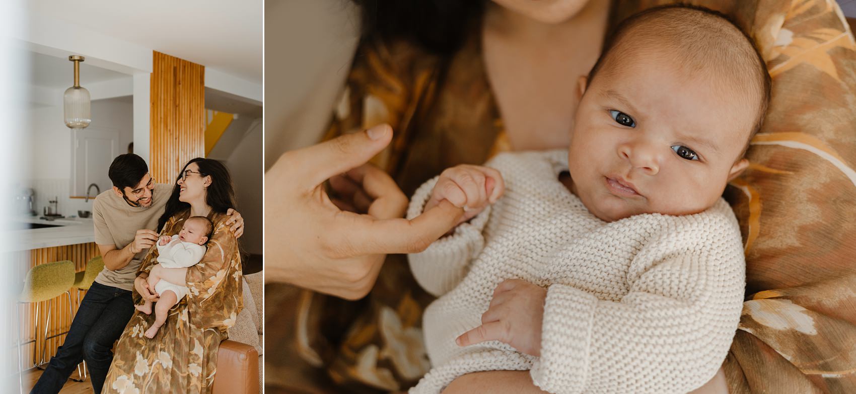 Photographe à Bordeaux pour une séance famille à domicile par Jade Sequeval