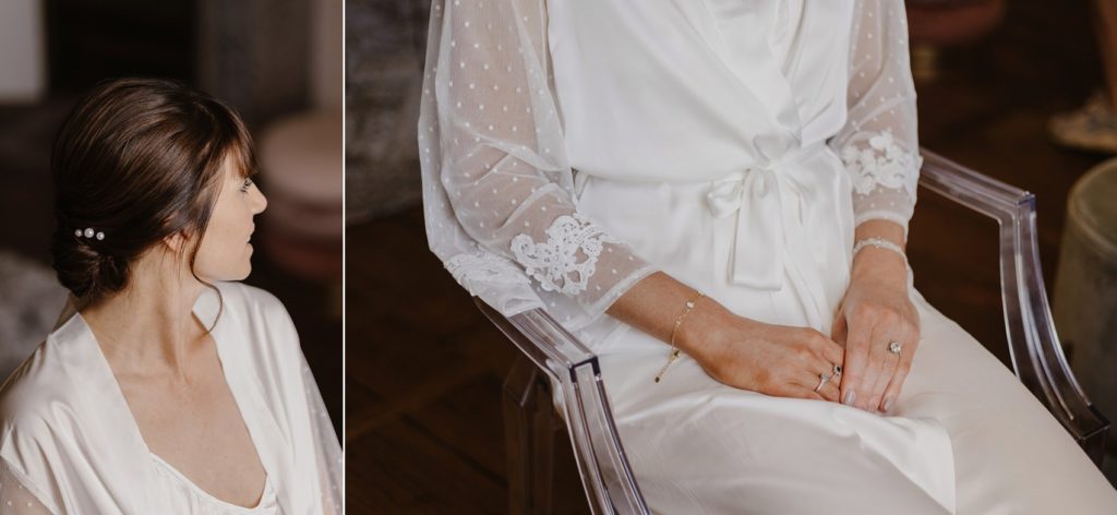 A backyard Wedding at Chateau de Redon by French wedding photographer Jade Sequeval