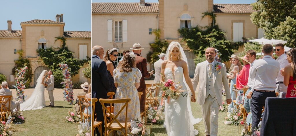 Destination wedding at Chateau de Malliac - photo by Jade Sequeval wedding Photographer in South West France
