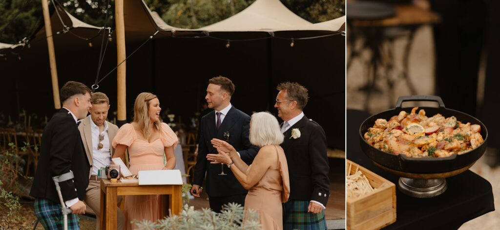 Wedding Guests at Chateau Réal by Jade Sequeval wedding Photographer in Bordeaux