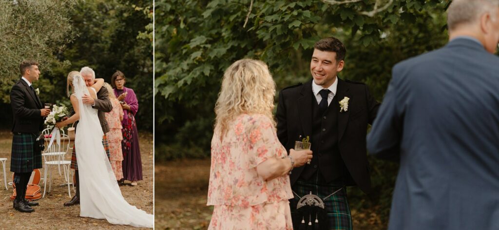 Wedding cocktail party at Chateau Réal by Jade Sequeval wedding Photographer in Bordeaux