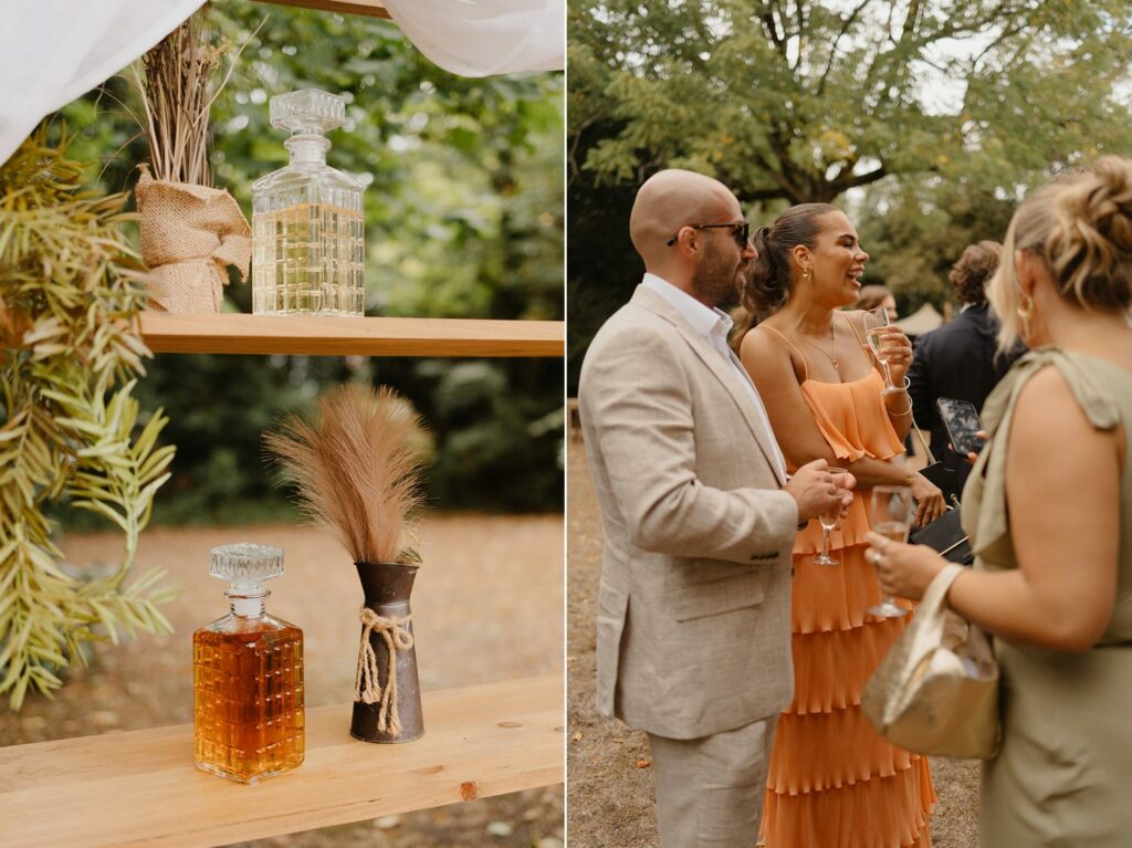 Wedding reception at Chateau Réal in Médoc by Jade Sequeval wedding Photographer in Bordeaux